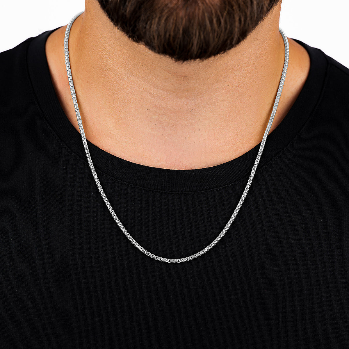 Box Silver Chain 2.7mm - Keays