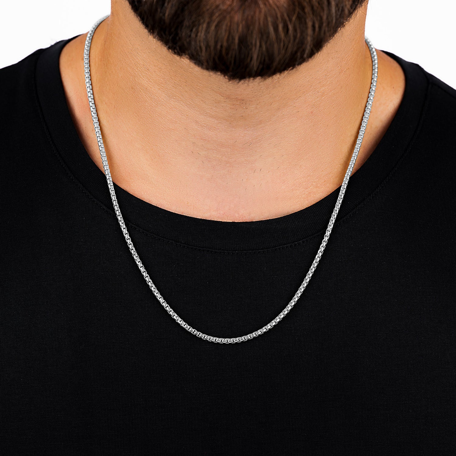 Box Silver Chain 2.7mm - Keays