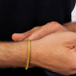 Box Gold Bracelet 4mm - Keays
