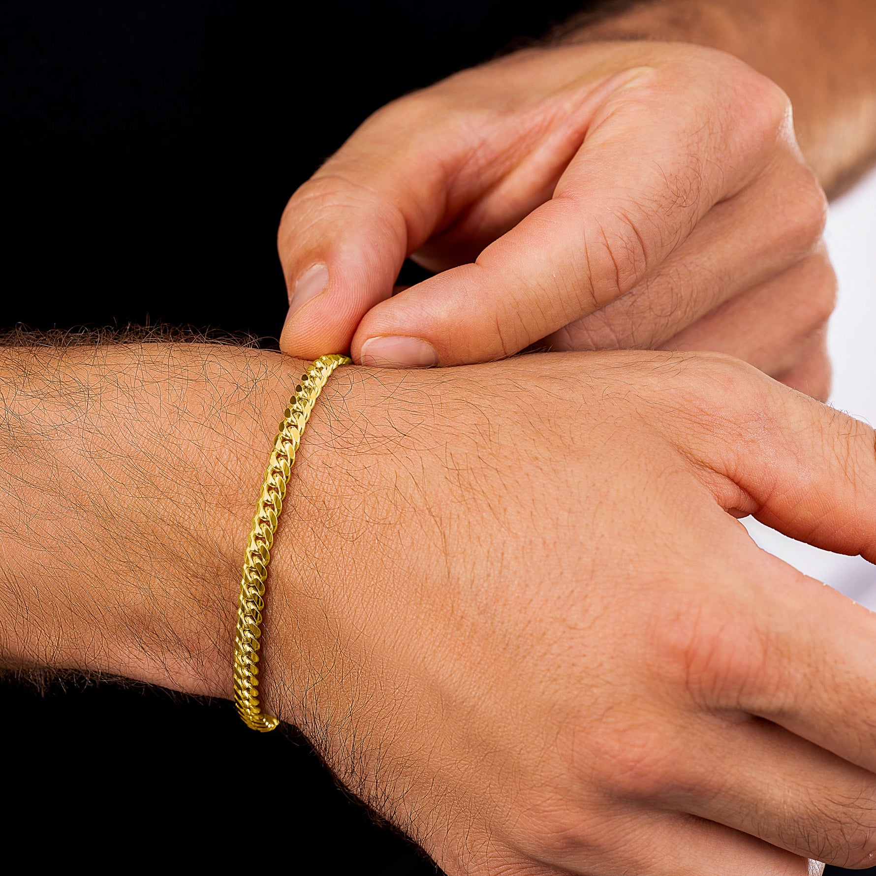 Curb Gold Bracelet 5mm - Keays