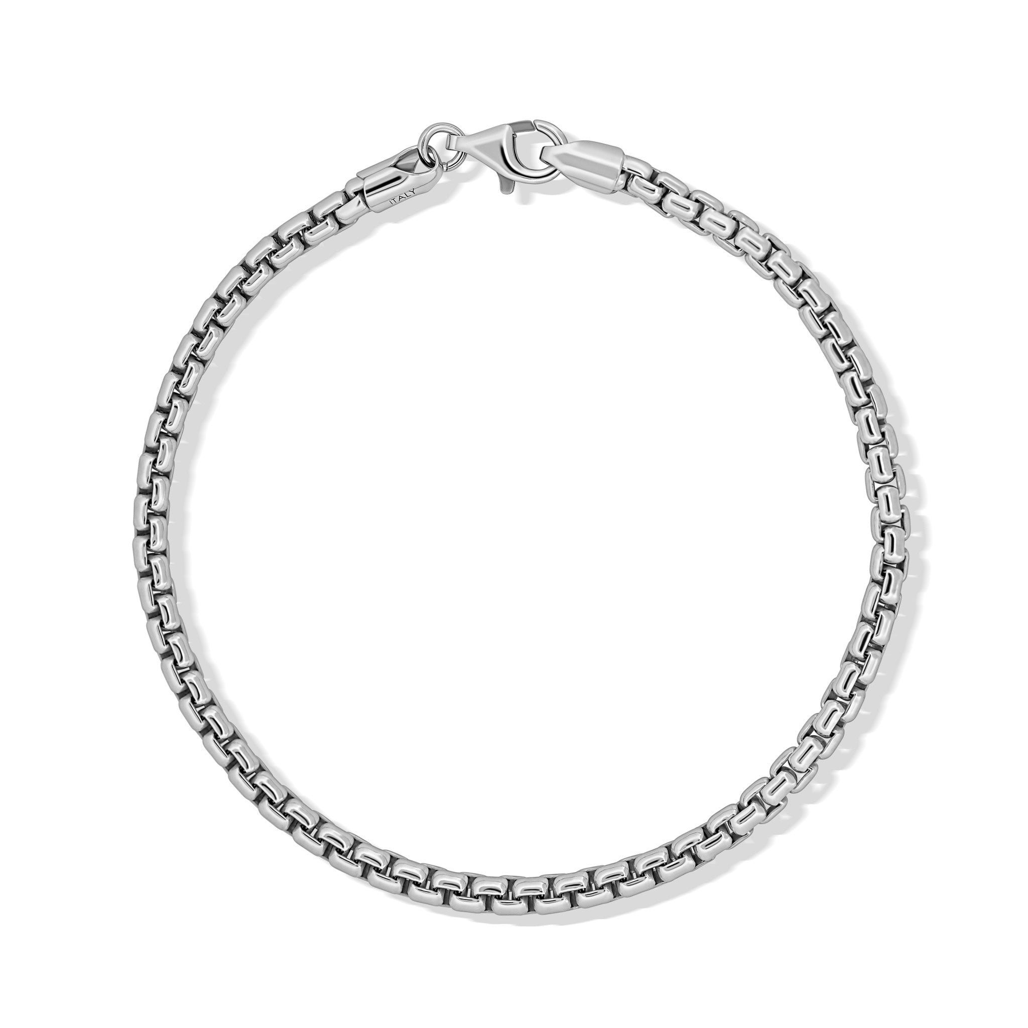 Box Silver Bracelet 4mm