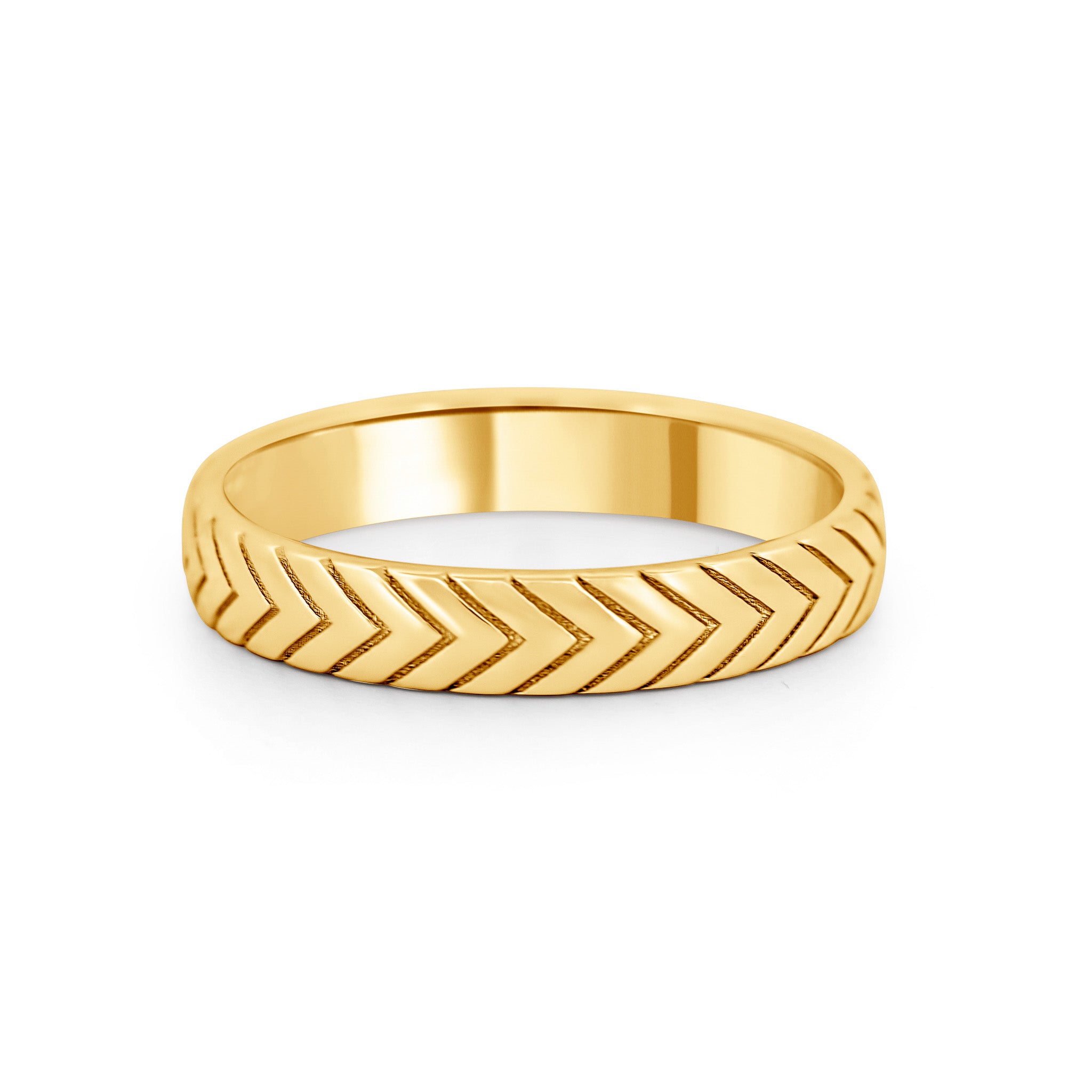 Chevron Gold Band - Keays