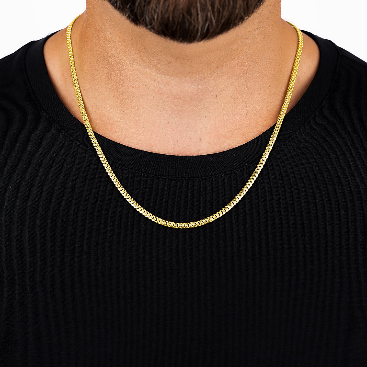 Curb Gold Chain 3.5mm - Keays