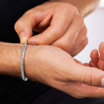 Curb Silver Bracelet 5mm - Keays