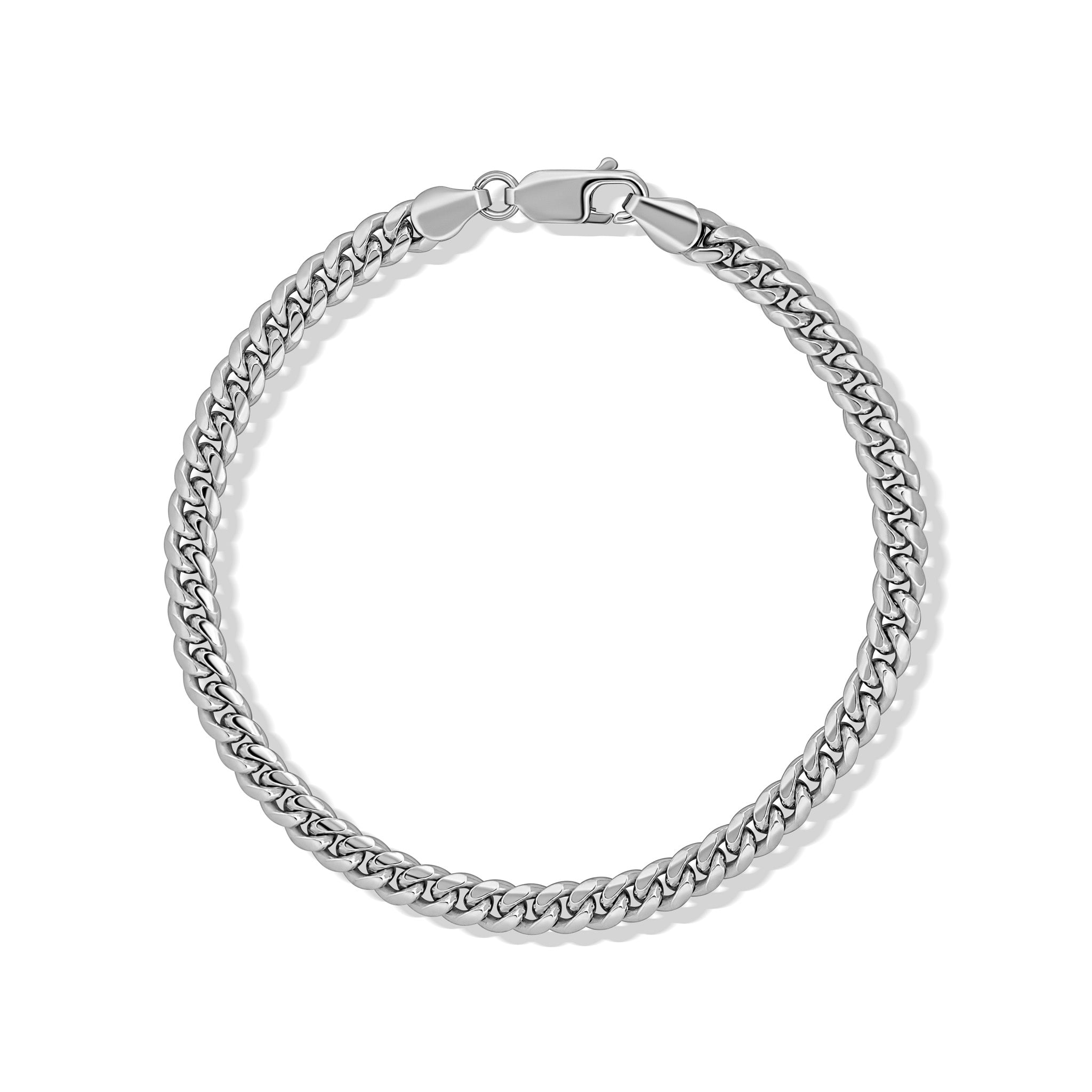 Curb Silver Bracelet 5mm - Keays