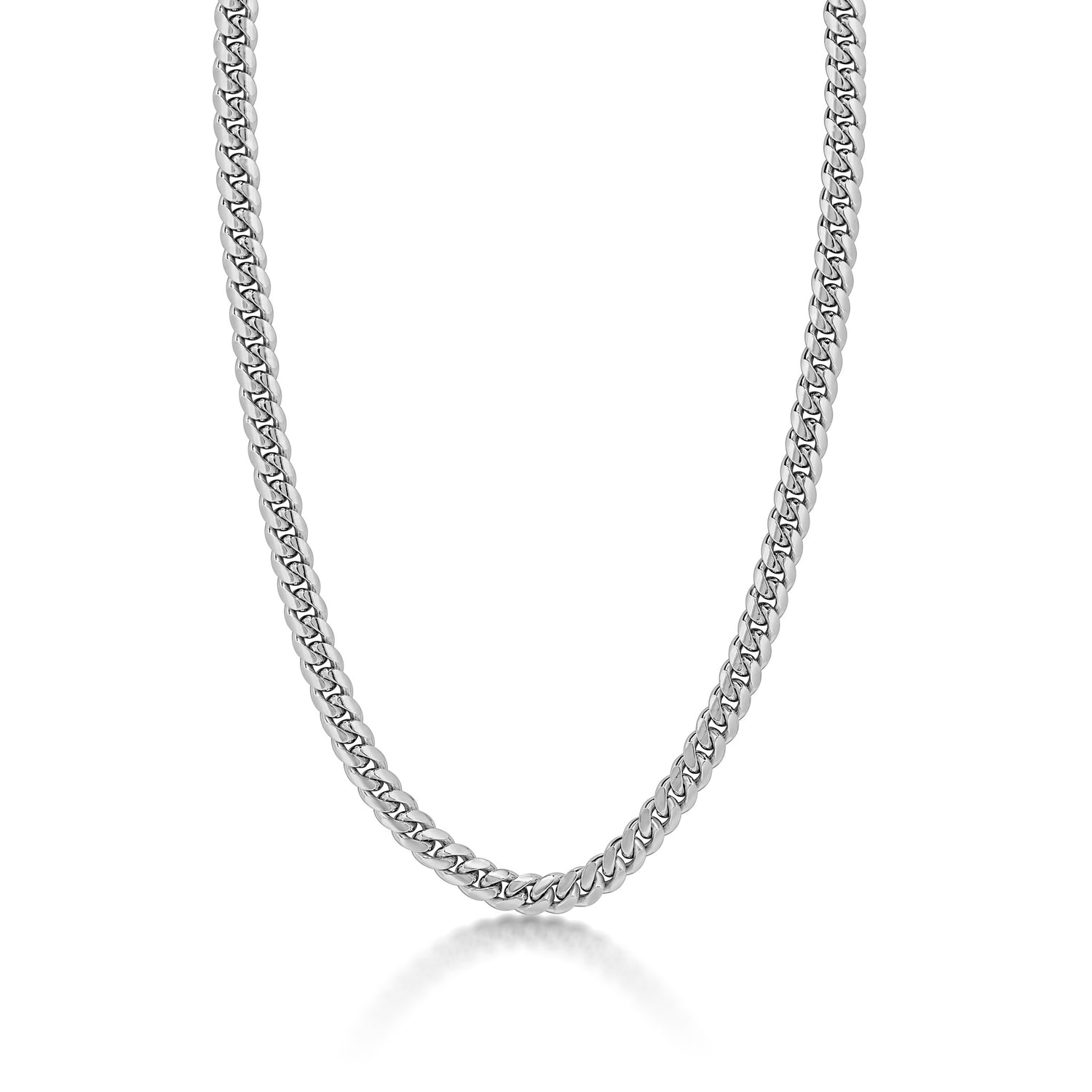 Curb Silver Chain 5mm - Keays