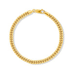 Curb Gold Bracelet 5mm - Keays