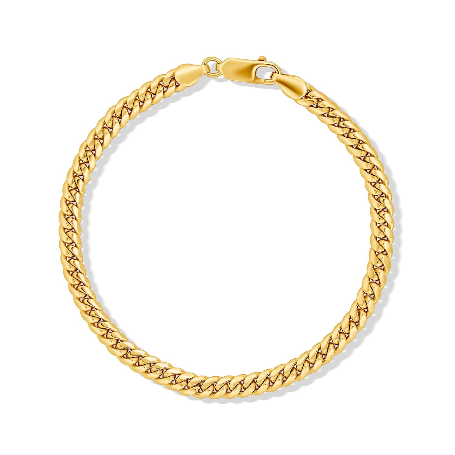 Curb Gold Bracelet 5mm - Keays