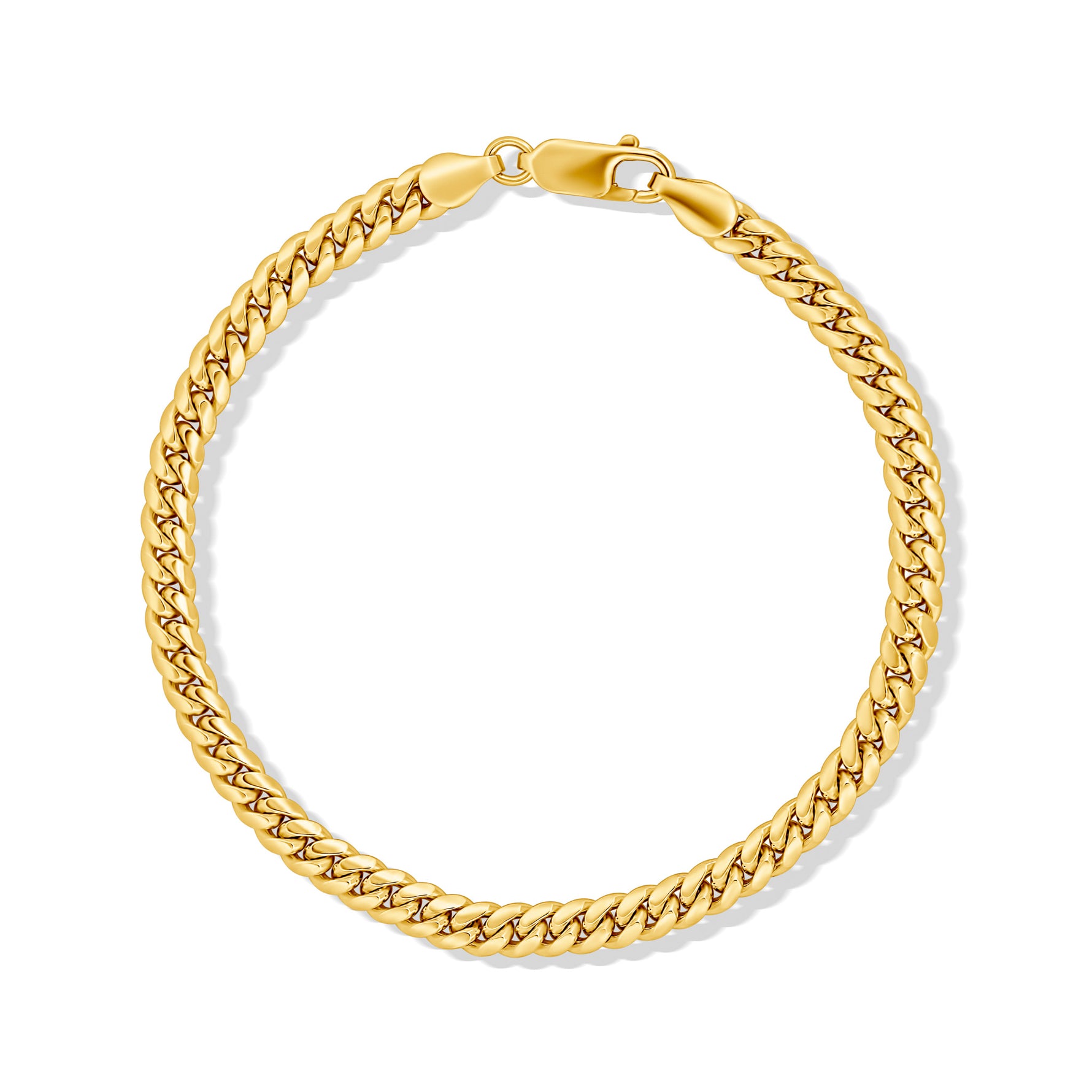 Curb Gold Bracelet 5mm - Keays