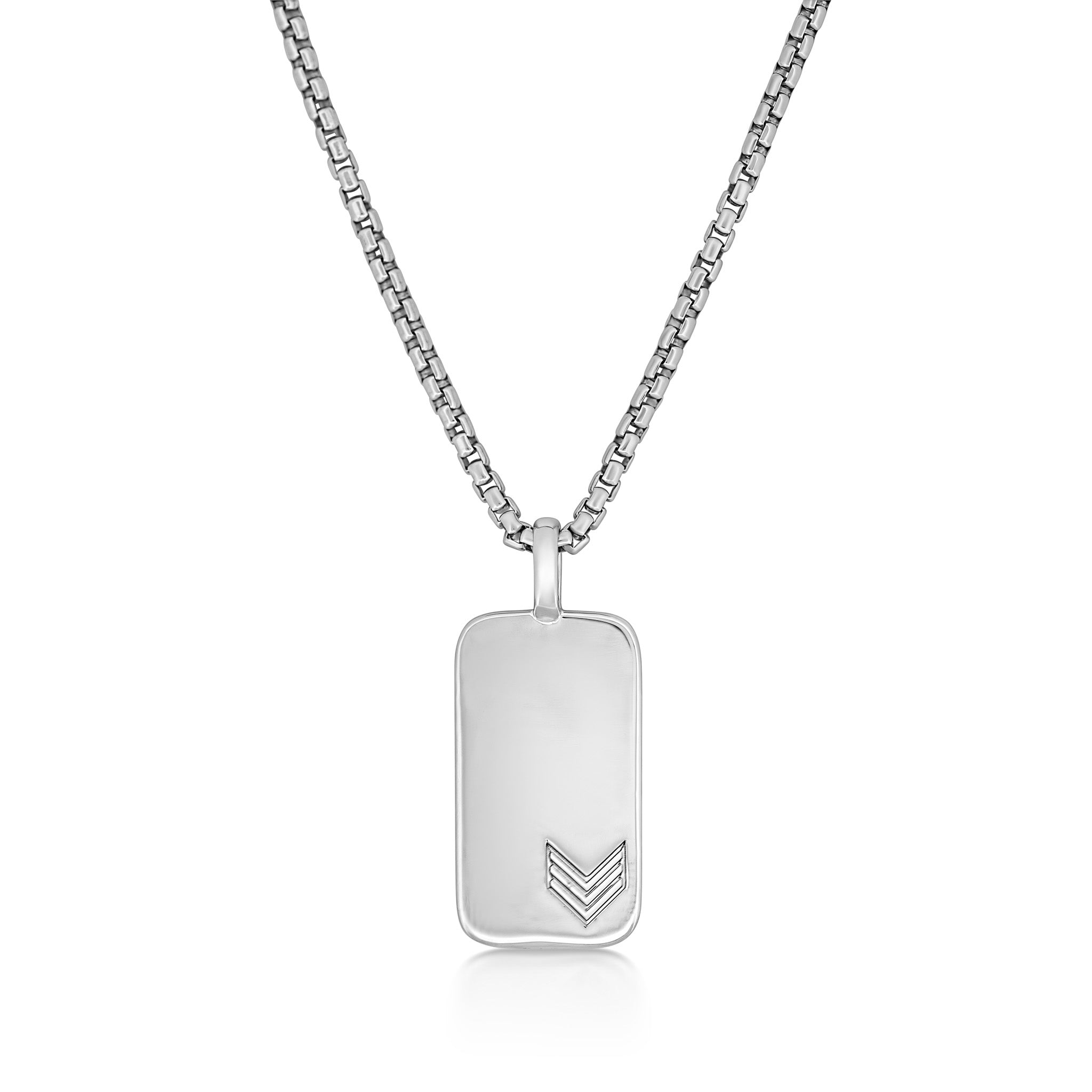 Keays Tag Silver Pendant - Keays