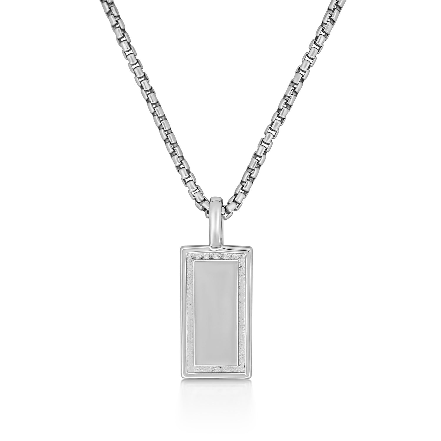 Pillar Silver Pendant