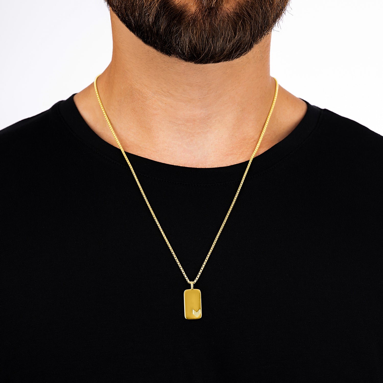 Keays Tag Gold Pendant