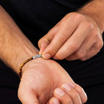 Tiger Eye Silver Bracelet 4mm - Keays