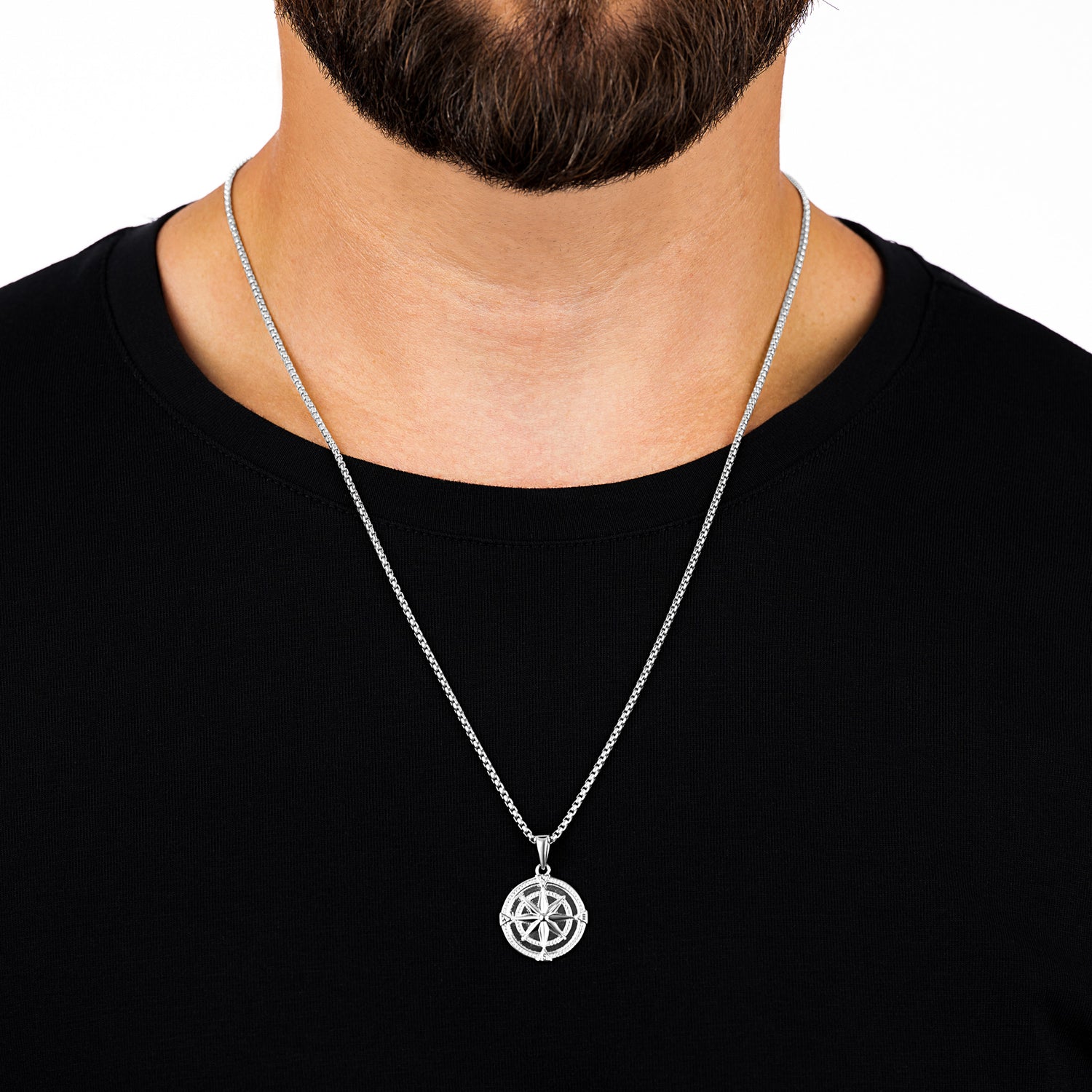 True North Silver Pendant