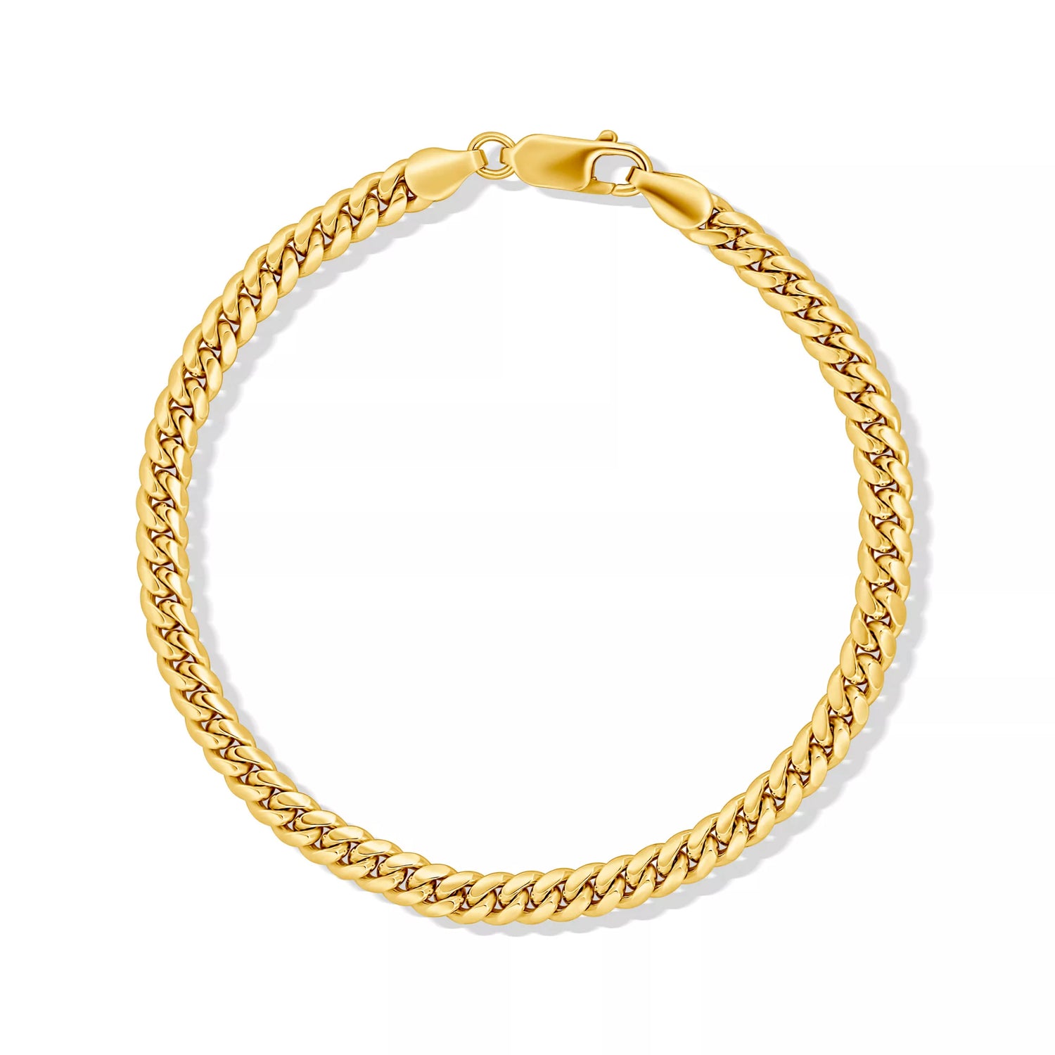 Curb Gold Bracelet 5mm