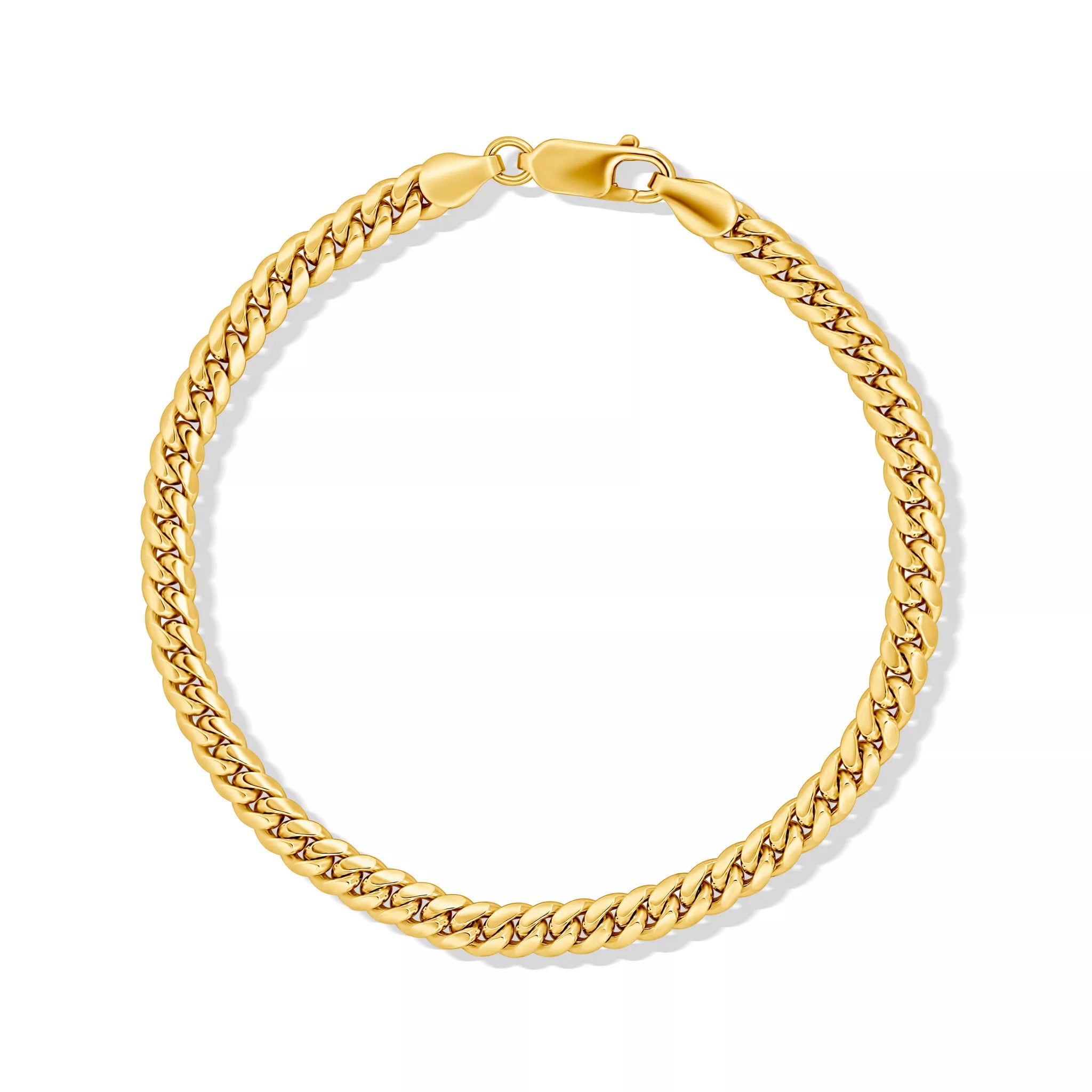 Curb Gold Bracelet 5mm